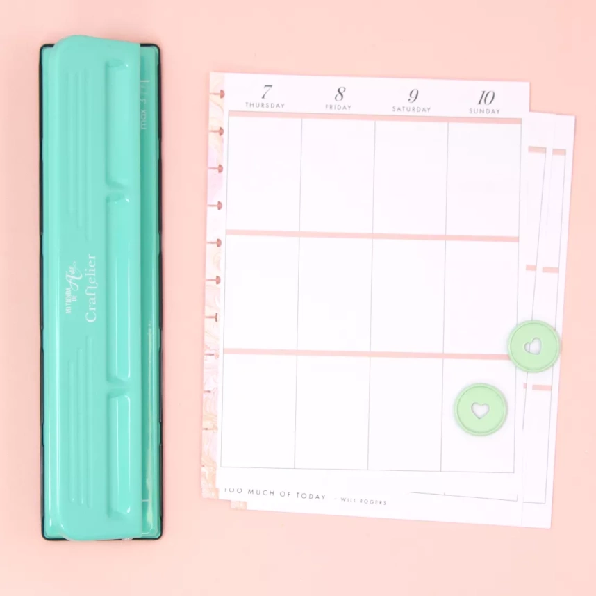 Craftelier Disc Planner Punch XL (compatible w/ Happy Planner)