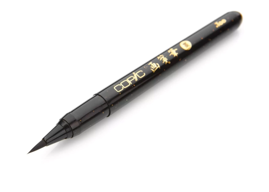 Rotulador punta pincel Pentel +2 Recambios Negro Pentel Poket Brush