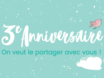 On fête notre anniversaire !