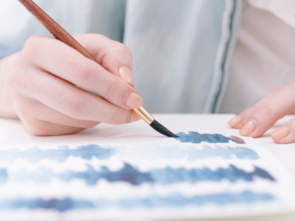 Watercolours and Scrapbooking, a great combination