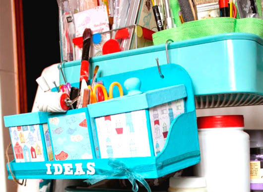 DIY organizador con Chalky Paint