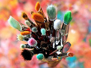 Pinceles para pintar fofuchas