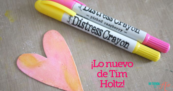 ¿Cómo usar los Distress Crayons?