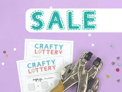 SALE and our Crafty Lottery