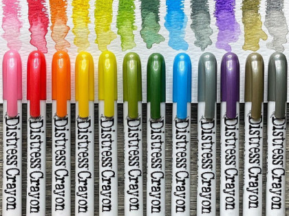 How to use Distress Crayons?