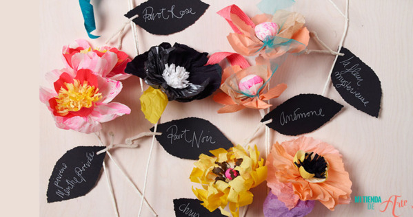 3 técnicas para crear flores de papel