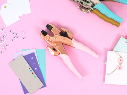 Exclusive Rose Gold Crop-A-Dile at Craftelier