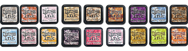 Tutorial Tintas Distress de Tim Holtz